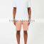 MGOO Foshan Manufacturer pink Ribbed Jersey Shorts Fashion Comfortable Draw String Raw Hem Knee Length Shorts