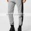 gym joggers mens contrast color sport pants grey fittness trouser