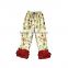 wholesale giggle moon latest design fall winter children Christmas girls cotton triple ruffle pants