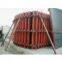 Economic ,Simple Timber Beam Formwork for Curve Concrete Wall Formwork