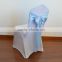 Cheap light blue satin sashes for chair cover