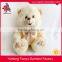 45cm love teddy bear toys, white plush teddy bear with love