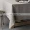 2016 Popular High Quality Stone Washed Pure Linen Hemstitched Table Cloth in Dyeing/solid Colors for Wholesale