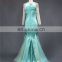 Amazing Mermaid Long Sleeve Heavy Beaded Designer Beaded Evening Gown
