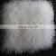Fashion Durable Mongolian Lamb Fur Sofa Cushion Covers Navy Blue Tibetan Fur Throw Pillow Cover