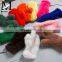 Lady Cute New Product Real Mink Fur Knitting Fingerless Gloves Fashion Fur Cuffs Gloves