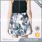 High Waisted Flowy Floral Shorts For Women Leaf Print Pants