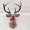 lifesize resin deer animal head sculpture for home decoration