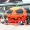 Halloween outdoor decorated with giant inflatable pumpkin, inflatable pumpkin balloon