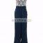 Navy Elegant Lace Jumpsuit for women