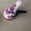 Popular fashion popular children's bicycle saddle white and red printed leather bicycle seat