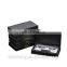 Luxury black cardboard cosmetic box packaging