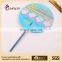 Plastic Material and Custom Hand Fan Style Solid Color PP Hand Fan custom plastic hand fan