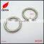 Factory supply metal welded O ring buckle for handbag