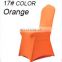 Hot sale orange spandex chair cover ODM