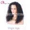 Beautiful hair style virgin Brazilian curly hair remy hair wigs