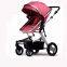 Factory Wholesale High-End New style and Luxury Aluminum Alloy Baby Stroller,Can Sit and Lie Baby Pram,