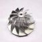 RHC8 79.99/113.00mm 11+0 blades milling/aluminum 2618/Billet compressor wheel