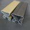 wardrobe sliding door track profile aluminium graphite
