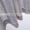 Custom made grey washable voile embroidery curtain fabric