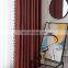 Luxury solid blackout curtain with beautiful tassels for bedroom sun shade curtain