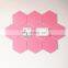 Hexagon Felt Pin Board Self Adhesive Bulletin Memo Photo Cork Boards for decoration