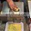 Professional factory electric tornado potato cutter in restaurant