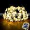 Hot Garland Garden Decor Fairy Light Outdoor Waterproof Blossom Sakura Cherry Flower Solar Power LED String Light