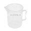 Measuring Jug 250-1000mL Graduated Beaker Clear White Plastic Cup