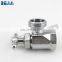 BWVA one-stop solution service high pressure brass angle seat valve