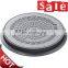 Municipal construction use square or round cast iron manhole cove / cast iron manhole cover price