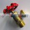 Ningbo factory High Precision DZR brass stop valves for water system