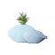 Nordic Modern Simple Blue Ceramic Fish Decoration Vase Storage Tray For Home Living Room