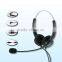 noise canceling communication headset with USB or PC or RJ9 plug