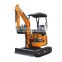 Accept customized excavators 2.5t gasoline engine digging excavator compact mini excavator
