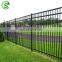 China manufacturer black colour steel fence installation