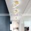 Globe Ceiling Light 170MM Gold Color LED Wall Lamp Warm White