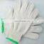 China working gloves dotted cotton knitted glove white