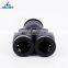 PY-4 Series One Touch Three Way 4MM 6MM 8MM 10MM 12MM 14MM Quick Connector Plastic Pipe Pneumatic Fitting