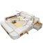 luxury design leather massage soft bed modern bed room furniture king size soft smart beds