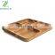 Non-slip Thick Natural Acacia Wooden Decoration Snack Serving Tray For Dry Food Serving Holder