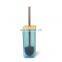 New Design Bathroom Accessories Set  Plastic with Bamboo Bathroom Sets Wholesale Seven  Pieces Bathroom Accessories