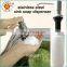 Customization  hotel shower and shampoo 350ml liquid soap gold nozzle dispenser For Bath Gel