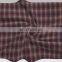 High Quality 100%  Cotton Yarn Dyed Flannel Brown Check Design