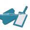 colorful rectangle genuine leather airplane luggage tags travel luggage accessories