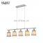 HUAYI Zhongshan Supplier Wholesale Interior Living Room Dining Decorative Hanging Lighting Chandelier