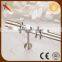 Indoor/outdoor extendable curtain rod/pole sets