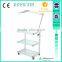 beauty salon spa equipment glass shelf trolley medical massage trolley wholesale