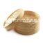 Chinese 10 Inch Bambu Basket Cooker 25cm Big Dim Sum Bamboo Steamer