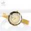 SHENGKEG Lady Watch Gold Light Luxury Women Watches K0100L Minimalism Design Dial Handwatch Ultra Women Watches